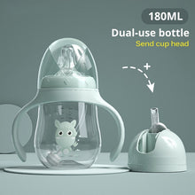 Load image into Gallery viewer, Baby bottles Drinking Cup Feeding Bottle Wide-Caliber Multifunctional Drinking Milk Drinking Water Dual-use Bottle BPA Free