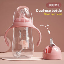 Load image into Gallery viewer, Baby bottles Drinking Cup Feeding Bottle Wide-Caliber Multifunctional Drinking Milk Drinking Water Dual-use Bottle BPA Free