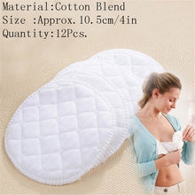 Load image into Gallery viewer, 4/6/10/12PCS Washable Breathable Absorbency Breast Pads Anti-overflow Maternity Nursing Pad Baby Feeding Breastfeeding Mom
