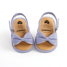 Load image into Gallery viewer, Fashion Newborn Infant Baby Girls Princess Shoes Bowknot Toddler Summer Sandals PU Non-slip Shoes 0-18M
