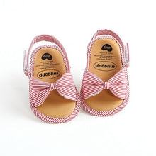 Load image into Gallery viewer, Fashion Newborn Infant Baby Girls Princess Shoes Bowknot Toddler Summer Sandals PU Non-slip Shoes 0-18M
