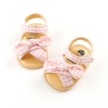 Load image into Gallery viewer, Fashion Newborn Infant Baby Girls Princess Shoes Bowknot Toddler Summer Sandals PU Non-slip Shoes 0-18M
