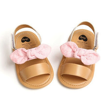 Load image into Gallery viewer, Fashion Newborn Infant Baby Girls Princess Shoes Bowknot Toddler Summer Sandals PU Non-slip Shoes 0-18M
