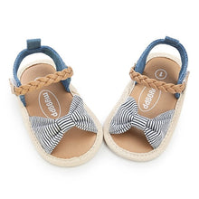 Load image into Gallery viewer, Fashion Newborn Infant Baby Girls Princess Shoes Bowknot Toddler Summer Sandals PU Non-slip Shoes 0-18M
