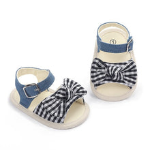 Load image into Gallery viewer, Fashion Newborn Infant Baby Girls Princess Shoes Bowknot Toddler Summer Sandals PU Non-slip Shoes 0-18M
